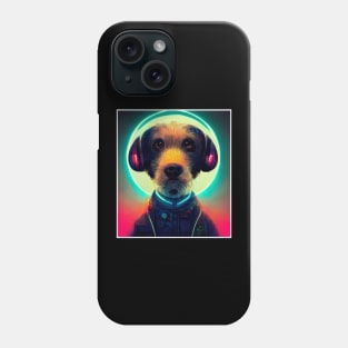 cute dog dj Phone Case