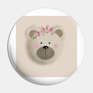 Kawai Bear - Beige Color Pin