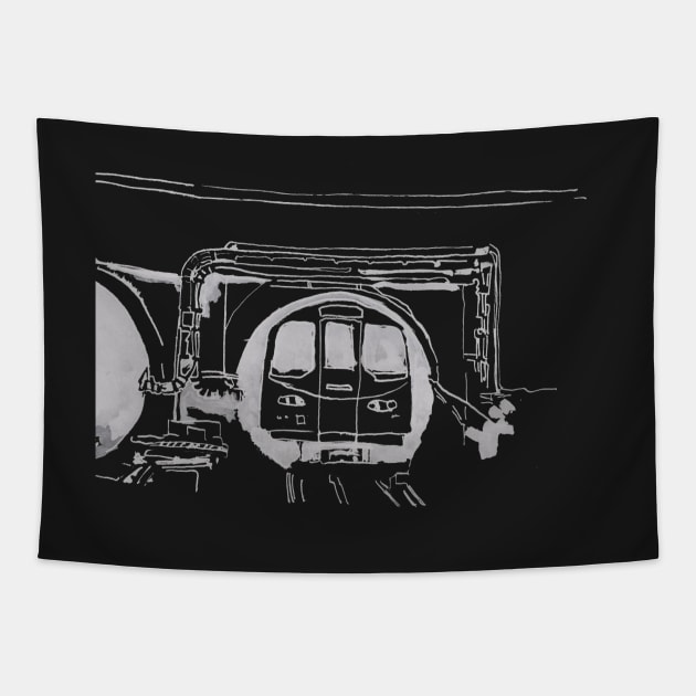 Underground Tunnel Tapestry by Bollocks