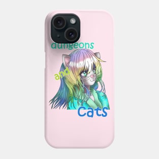 Pretty dungeons and dragons and cats dungeon meowster Phone Case