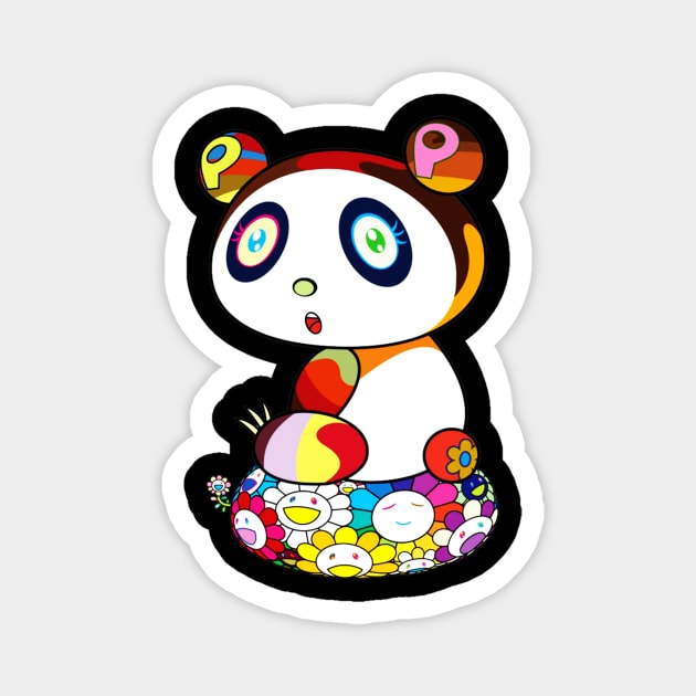 TAKASHI MURAKAMI HAPPY BEAR Magnet by lacosink