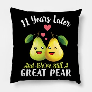 Husband And Wife 11 Years Later And We're Still A Great Pear Pillow