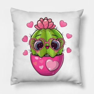 Cute Cartoon Cacti Pillow