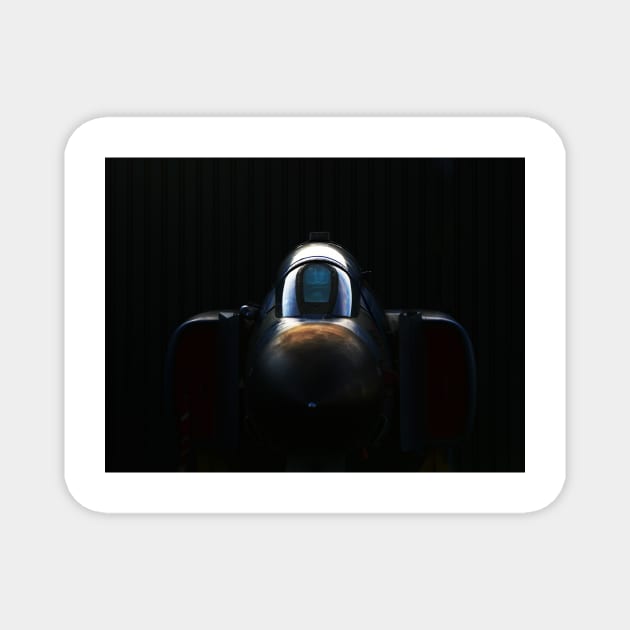 RAF F-4 Phantom in the shadows Magnet by captureasecond