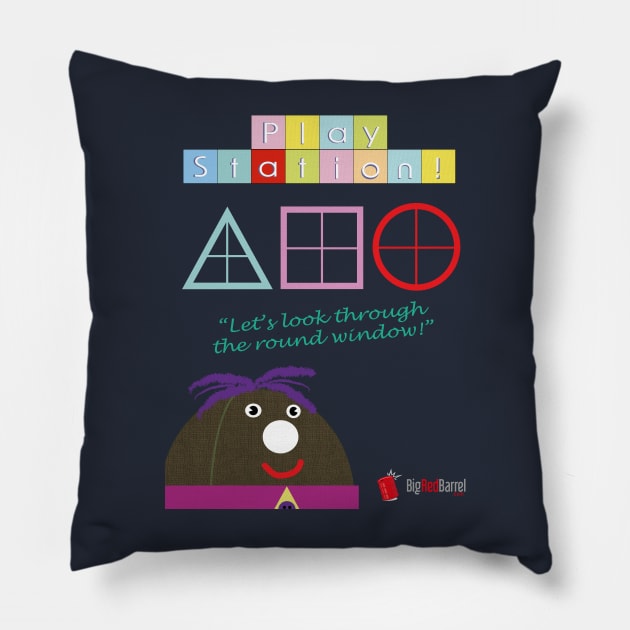 Play(Station) School Pillow by Big Red Barrel