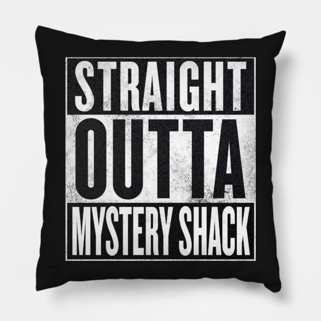 Gravity Falls - Straight Outta Mystery Shack Pillow by WiccanNerd