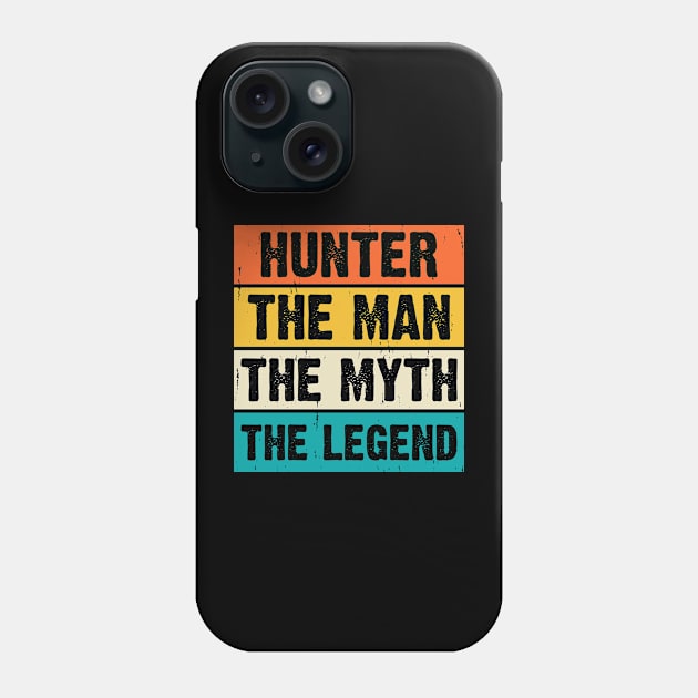 Hunter The Man The Myth The Legend T shirt For Women Phone Case by QueenTees