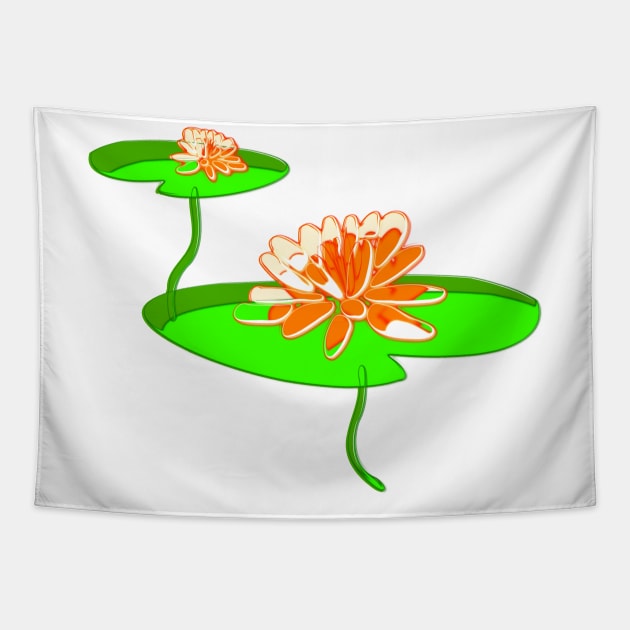 Lily Pad Tapestry by Anastasiya Malakhova