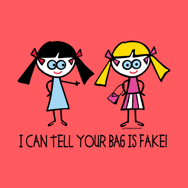 BAG IS FAKE by toddgoldmanart