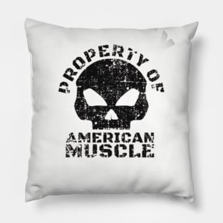 PROPERTY Of AMERICAN MUSCLE Pillow