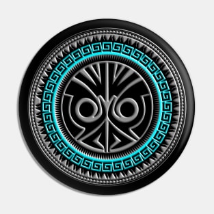 POLYNESIAN MASK 6 Pin