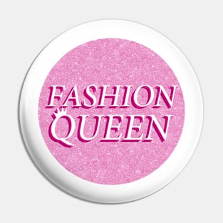 Fashion Queen Text Design Pin