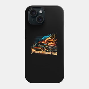 "Watch Ol' Bandit Run" - Artistic Design Featuring a 1977 Pontiac Trans Am Phone Case