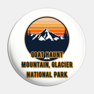 Goat Haunt Mountain, Glacier National Park Pin