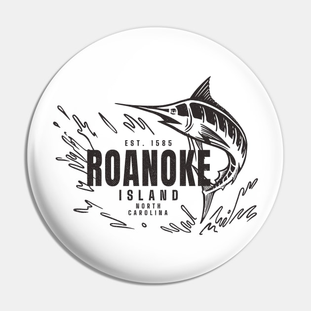 Vintage Marlin Fishing at Roanoke Island, North Carolina Pin by Contentarama