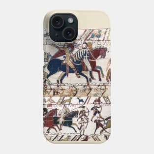 THE BAYEUX TAPESTRY NORMAN KNIGHTS AND ARCHERS Detail Phone Case