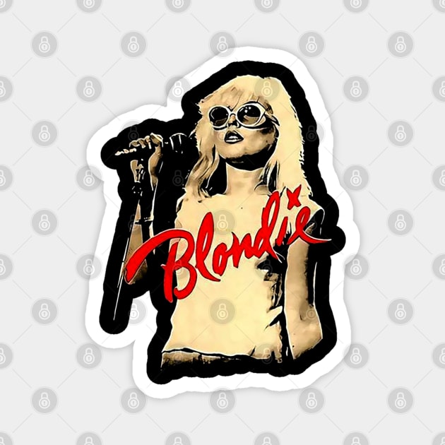 Blondie Stylish Fashion Magnet by Merle Huisman