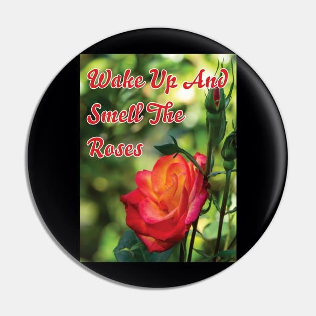 Wake Up And Smell The Roses Pin by DPattonPD