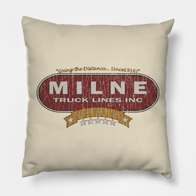 Milne_Truck_Lines_Inc - 1916 Pillow by anwara