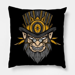 Old Mafia Illustration Pillow