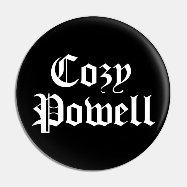 Cozy Powell Pin by w.d.roswell