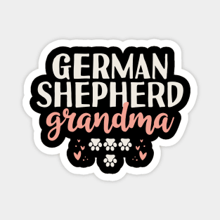 German Shepherd Grandma Gift Magnet