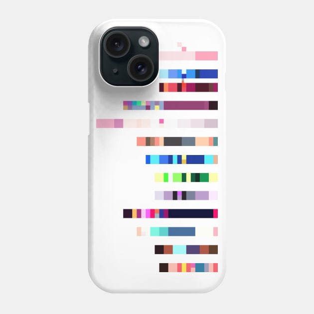 Characters of Steven Universe Barcode Phone Case by gkillerb