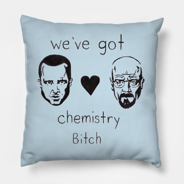 Chemistry Bitch Pillow by marissafv