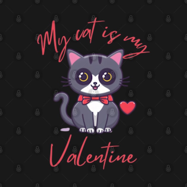 My cat is my valetine by Oasis Designs