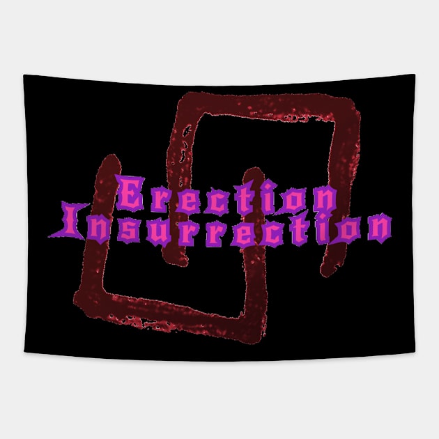 Erection Insurrection Tapestry by Elvira Khan