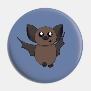 Cute Bat Cartoon Pin