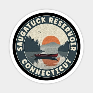 Saugatuck Reservoir Connecticut Sunset Magnet