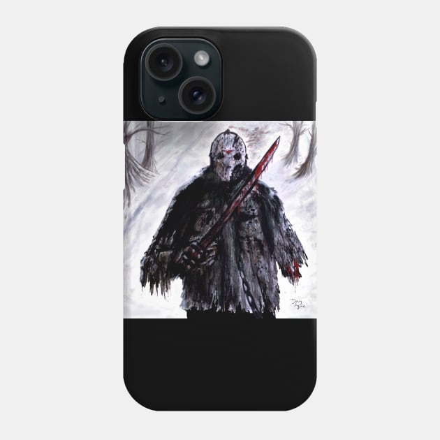 Jason vs Freddy Ice Storm Phone Case by DougSQ