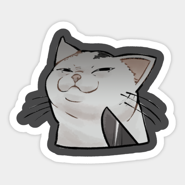 Smug Cat Smug Cat Aufkleber Teepublic De
