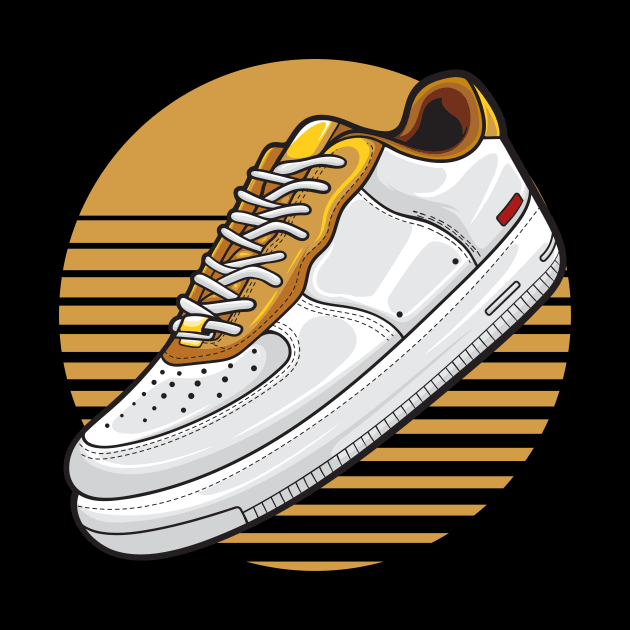 Force Gold Medal Retro Sneaker by milatees