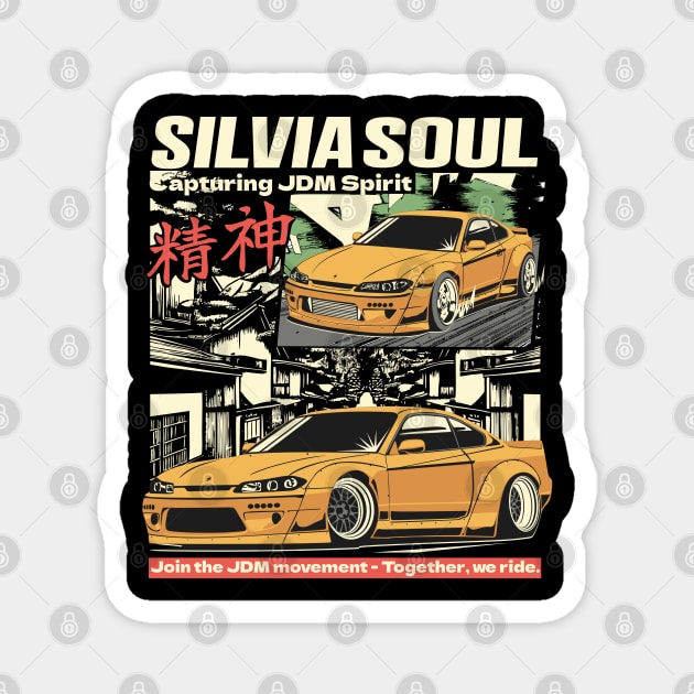 Nissan Silvia s15 Magnet by JDMAPEX