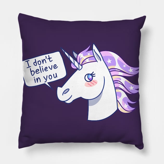 Unicorns are real Pillow by NNA