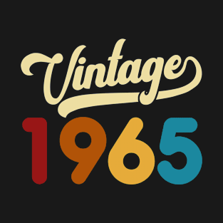 1965 Vintage Gift 55th Birthday Retro Style T-Shirt