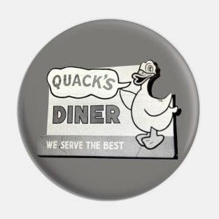 Quack's Diner Pin