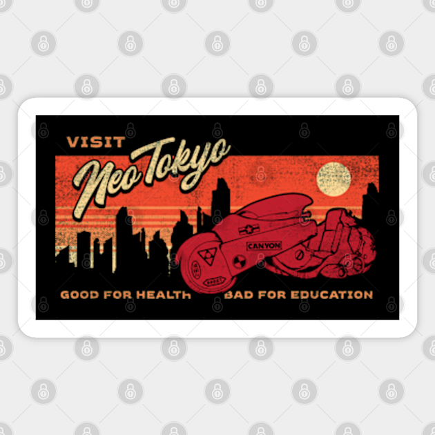 Neo Tokyo Kaneda Bike The Capsules Biker Gang - Akira - Magnet | TeePublic Neo Tokyo Kaneda Bike The Capsules Biker Gang - Akira - Magnet | TeePublic