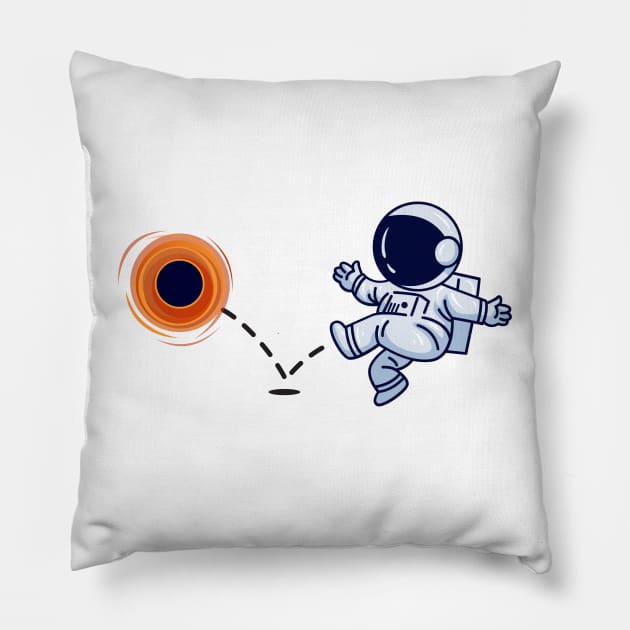 Astronaut plays Blackhole Soccer Pillow by firstsapling@gmail.com