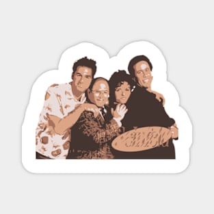 Seinfeld Tribute Tv Series TV SHOW SEINFELD - the office curb your enthusiasm kramer simpsons golden girls breaking bad vandelay industries friends arrested development sopranos Magnet