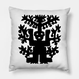 Mexican Folk Art Man #2 Pillow