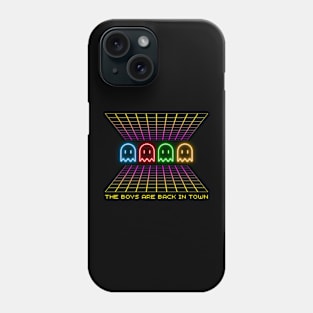 8 Bit Legends, the ghosts are back in town, Pac Man Ghosts Phone Case