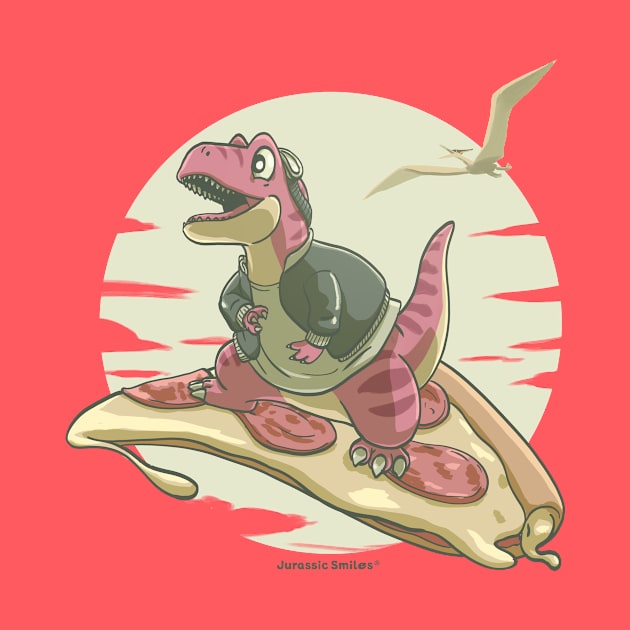 Pizza T Rex | Jurassic Smiles by Alfredoilustra