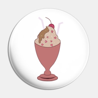 Ice cream sundae Pin