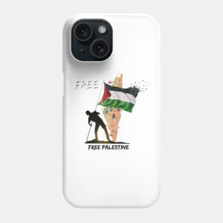 Palestine are people not animals Phone Case