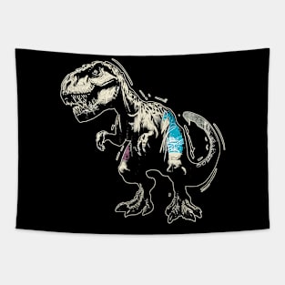 Cool Tyrannosaurus rex graffiti Tapestry