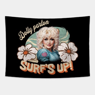 surf's up //flower v3 Tapestry