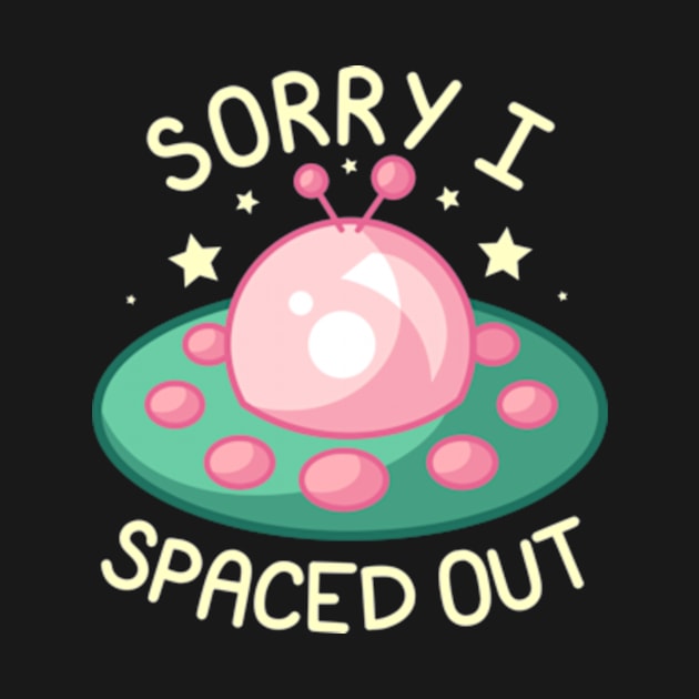 Sorry I Spaced Out - Pink and Green by JadedOddity